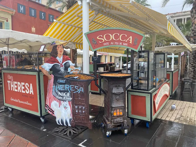 Le stand de Chez Thérésa au marché du Cours Saleya